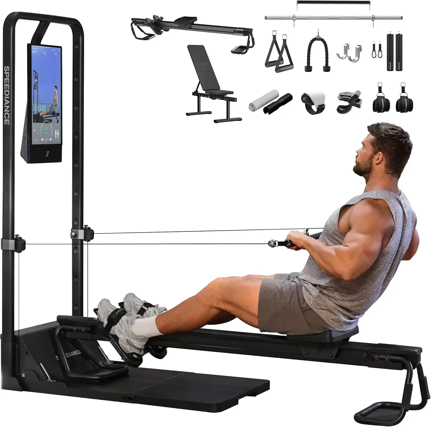 Home Gym With Smith Machine - Gym Monster 2 Smart Home Gym