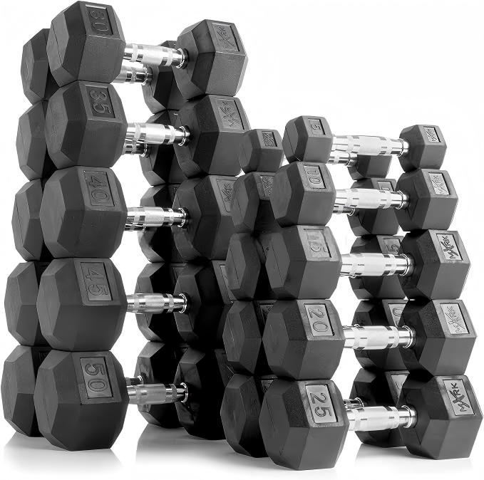 Premium Rubber Coated Hex Dumb - đánh giá và giá Home Gym Custom