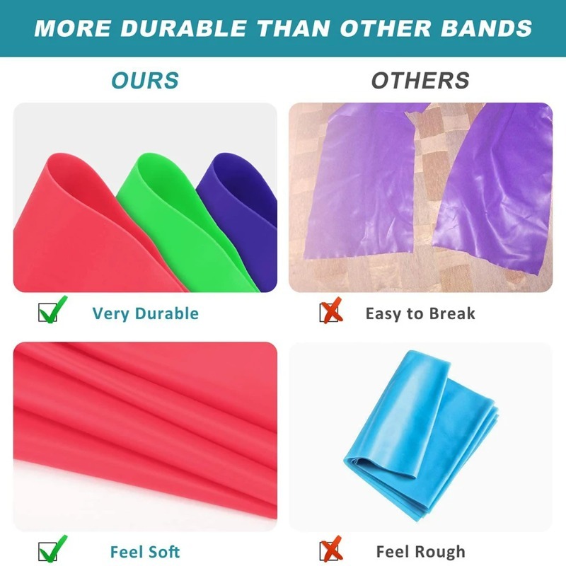 Natural Latex Resistance Bands - đánh giá và giá Home Gym Resistance Machine