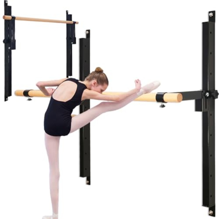 Wall Mounted Ballet Barre 4ft  - đánh giá và giá Home Gym Wall Mounted