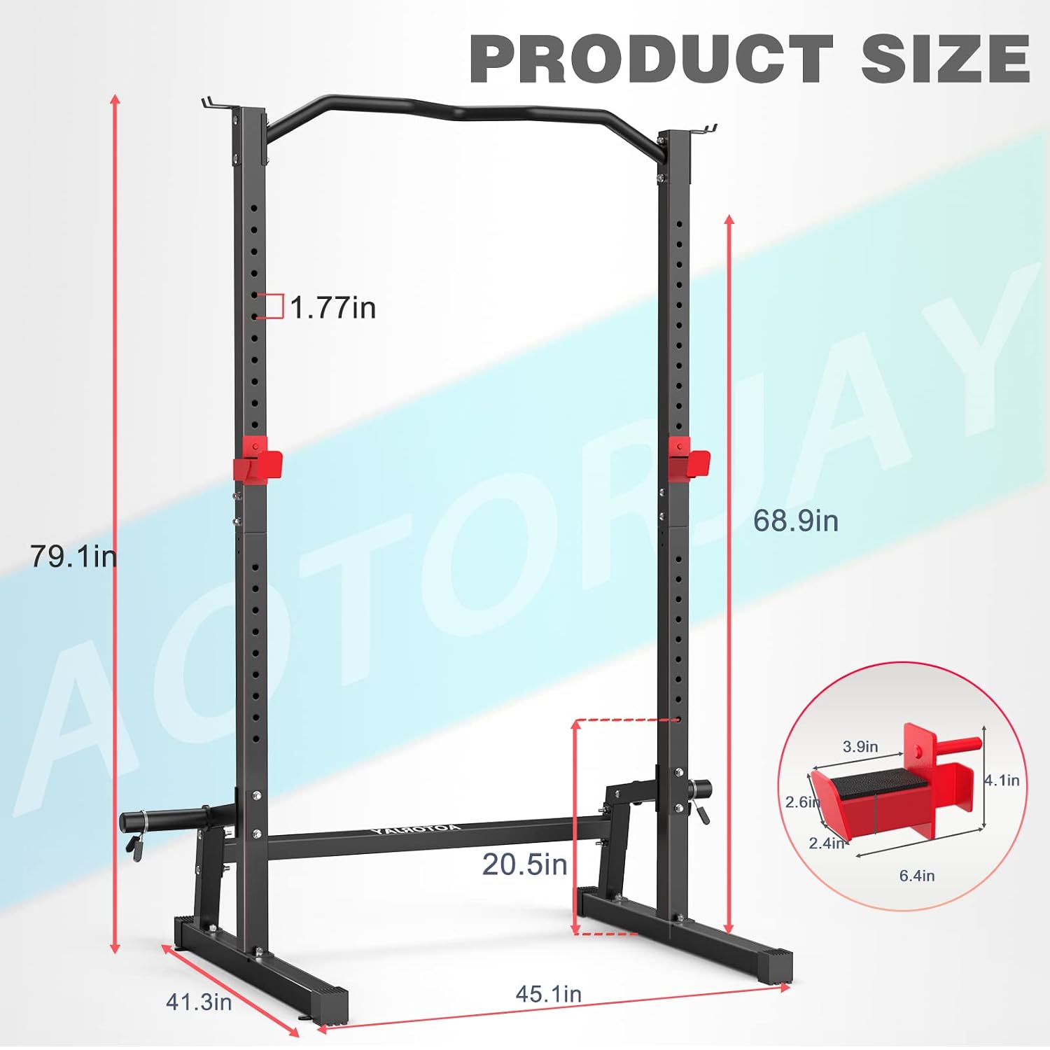 Height Adjustable Power Cage S - đánh giá và giá Home Gym Custom