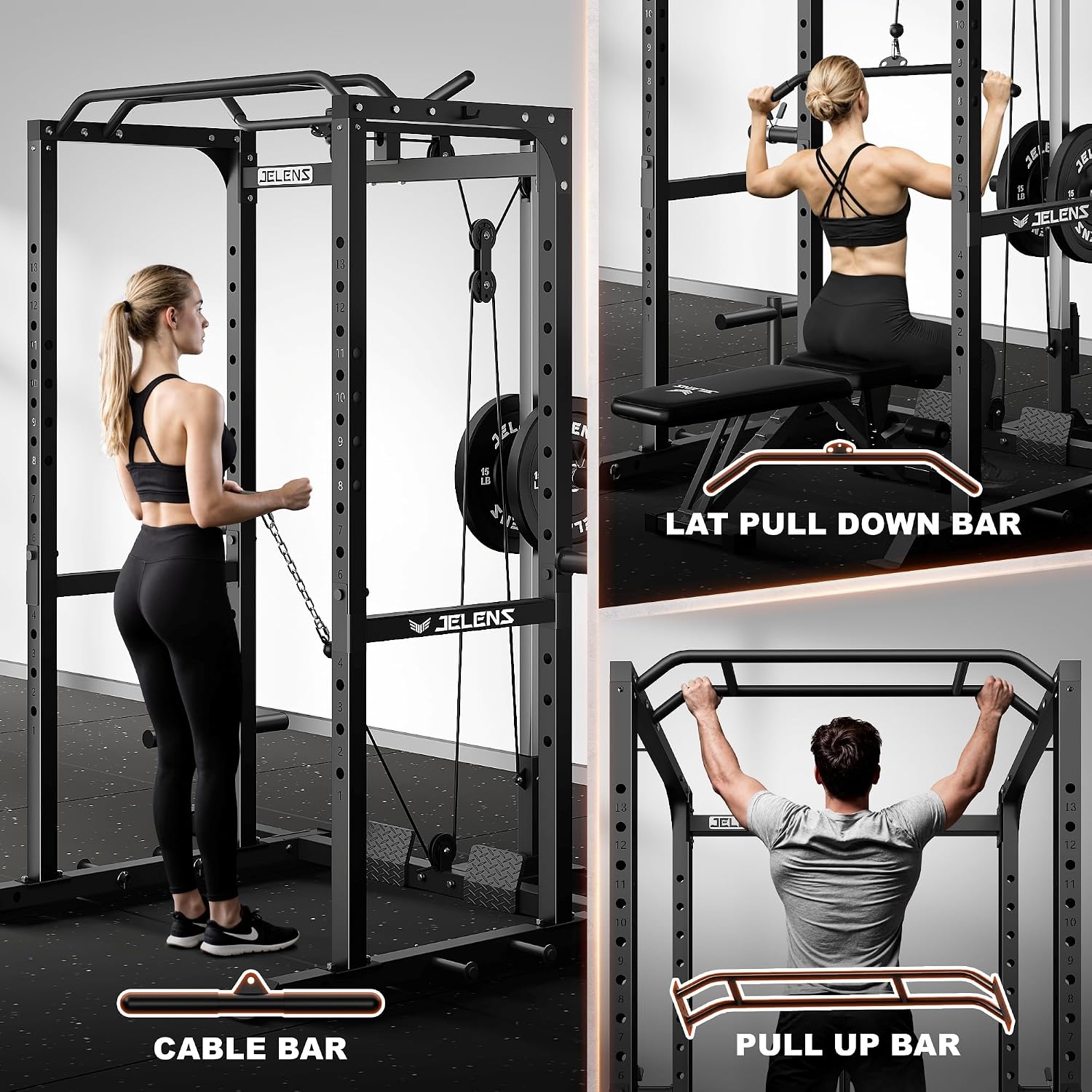 Multi-Function Power Rack with - đánh giá và giá Home Gym Rack With Cables