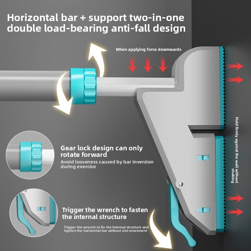 No-Drill Door Frame Pull up Ba - đánh giá và giá Home Gym Wall Mounted