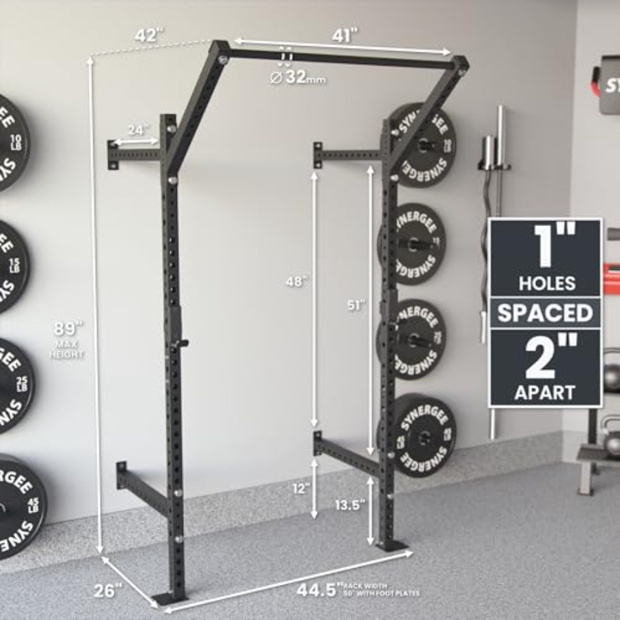 Wall Mounted Squat Rack for ho - đánh giá và giá Home Gym Pull Up