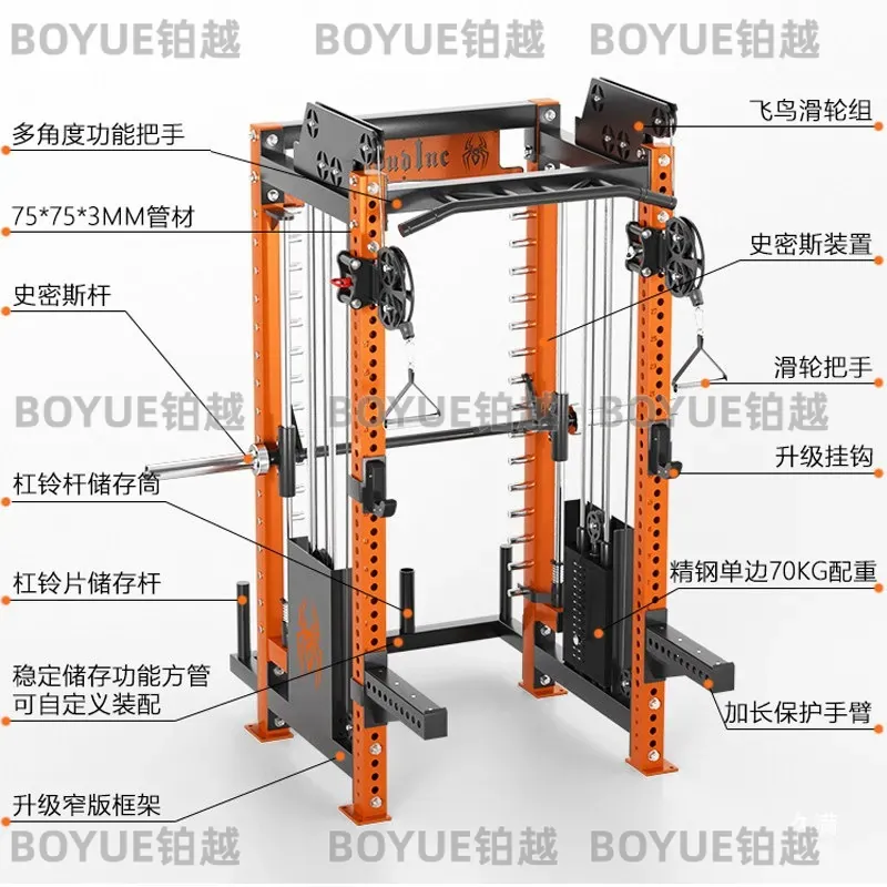 Multifunctional Home Gym Squat - đánh giá và giá Home Gym Rack With Cables