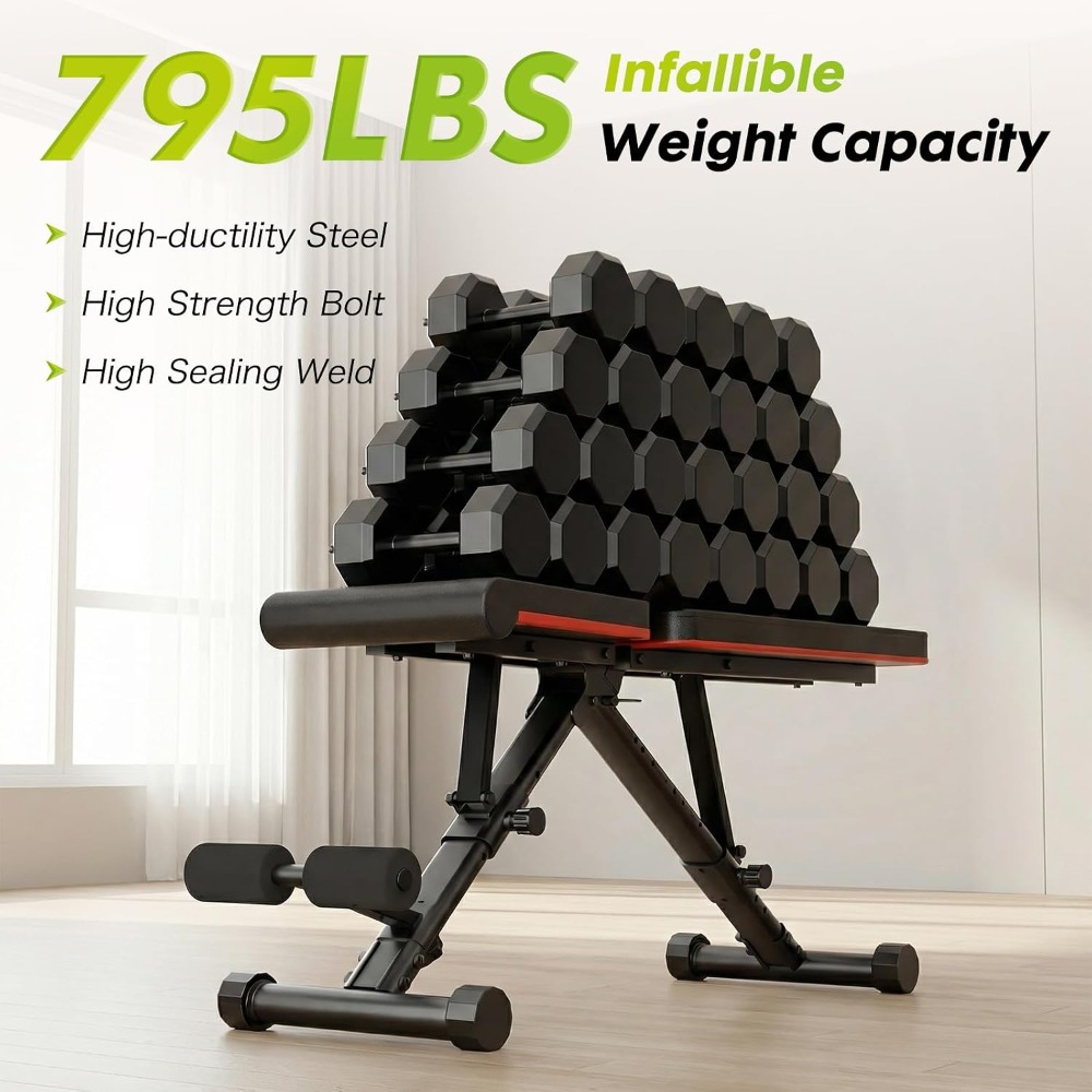 Adjustable Weight Bench for Fu - đánh giá và giá Home Gym Bench