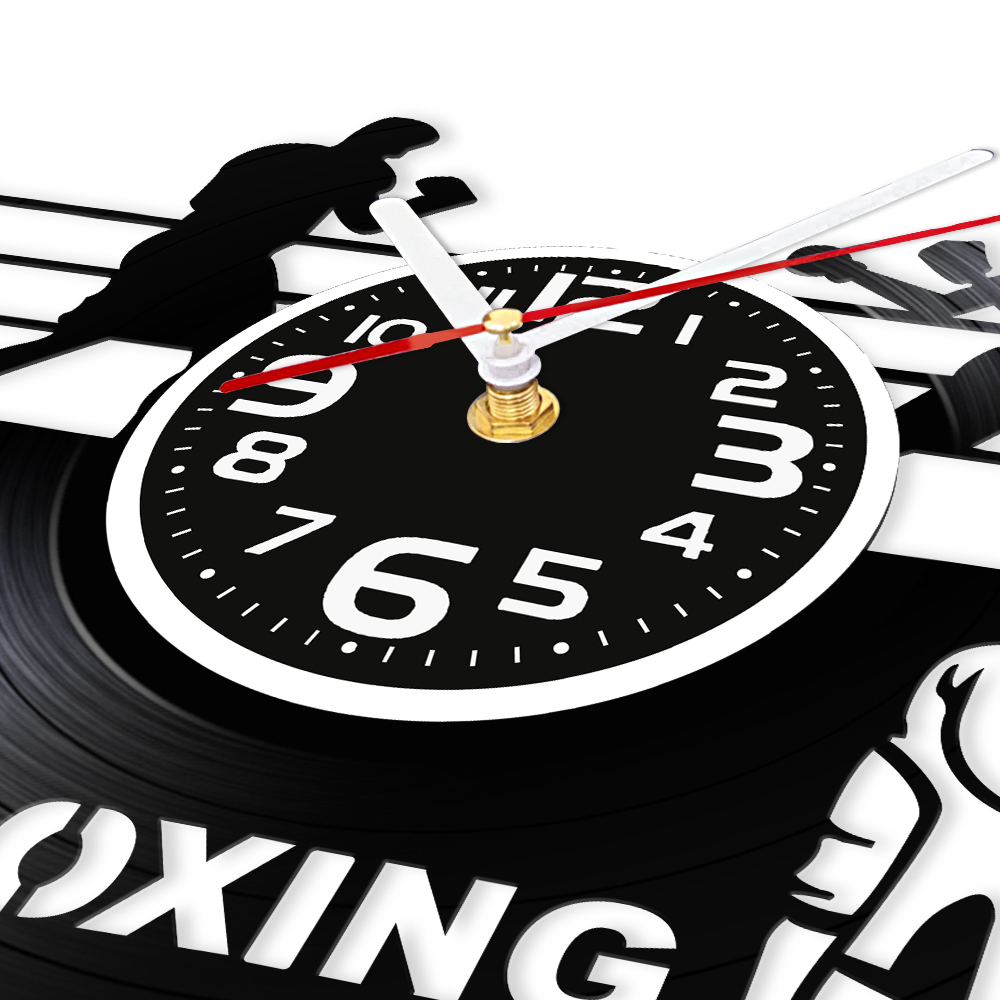 Boxing Ring Vinyl Record Wall  - đánh giá và giá Home Gym Living Room Ideas