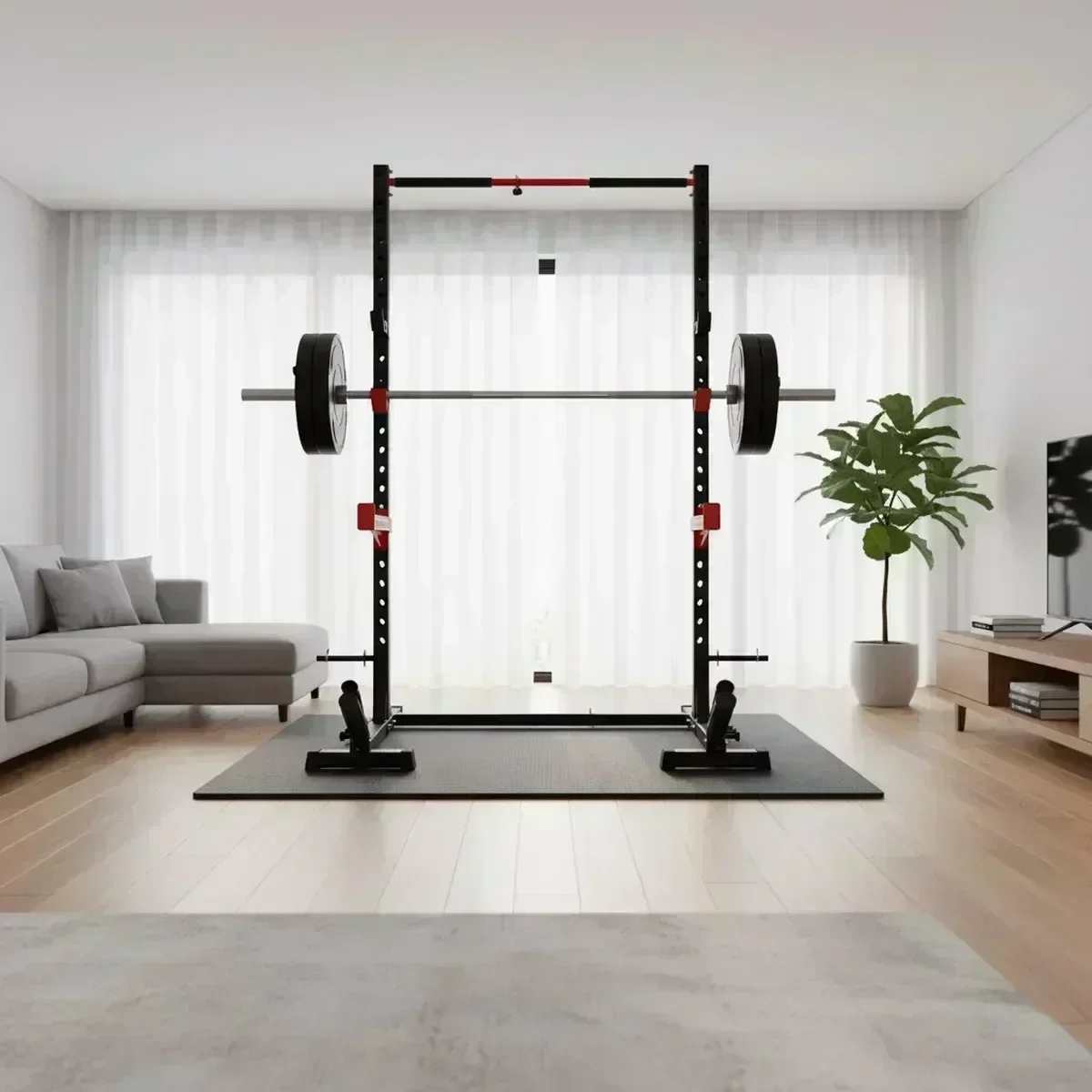 Adjustable Home Gym Squat Rack - đánh giá và giá Home Gym Pull Up