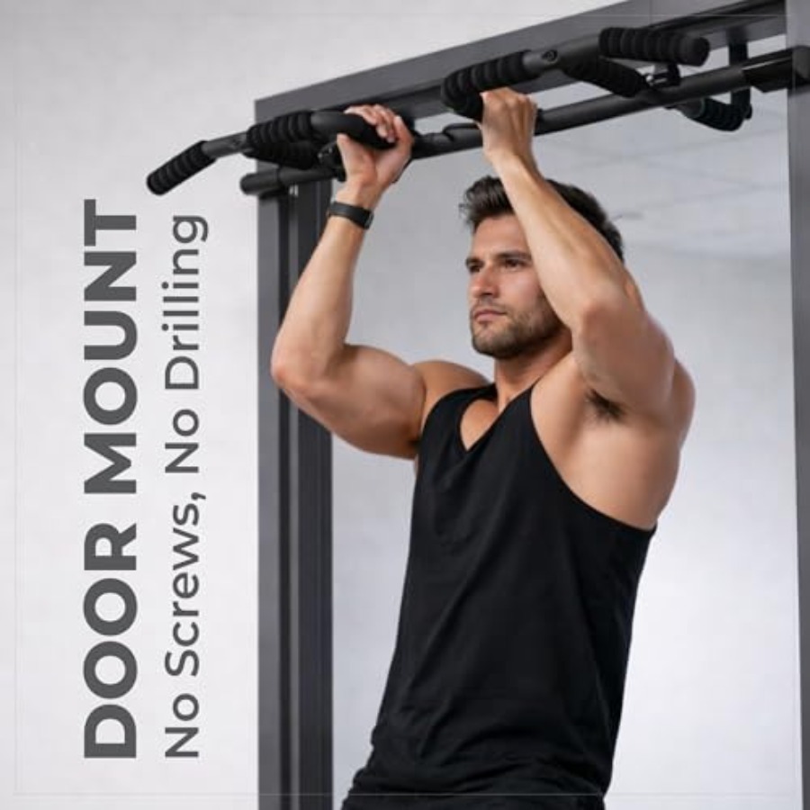 Doorway Pull Up Bar Set with S - đánh giá và giá Home Gym Pull Up