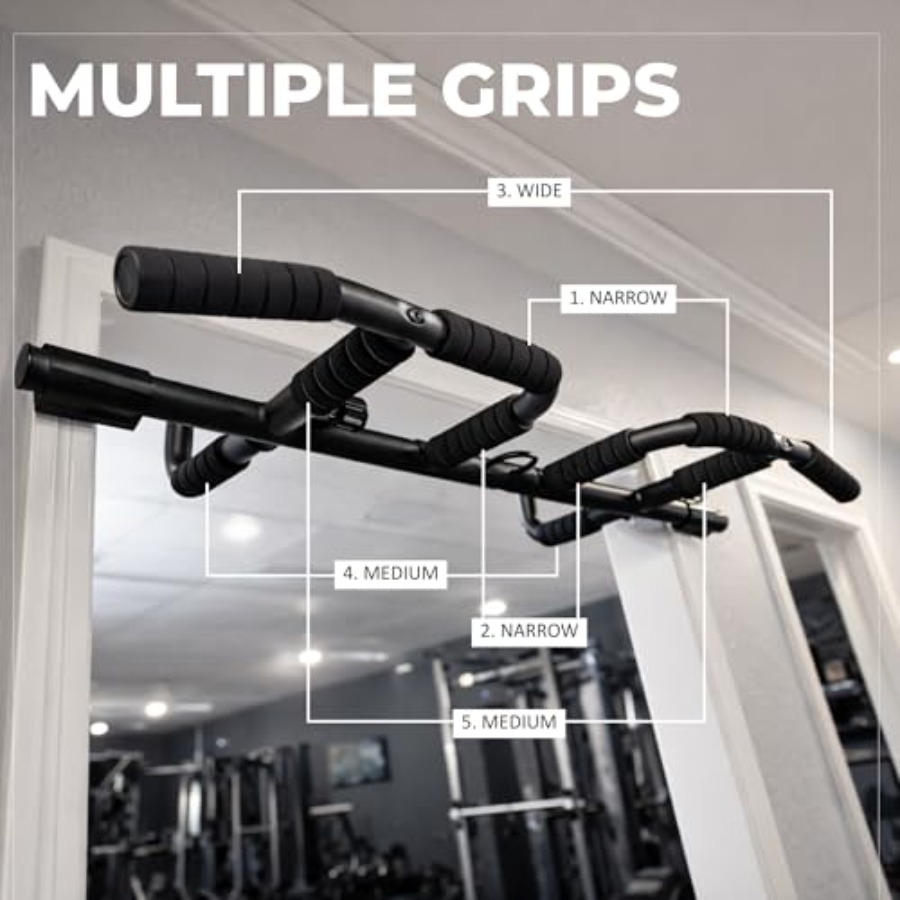 Doorway Pull Up Bar Set with S - đánh giá và giá Home Gym Pull Up