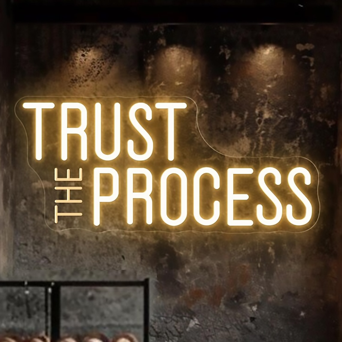 Trust The Process Neon Sign, C - đánh giá và giá Home Gym Custom