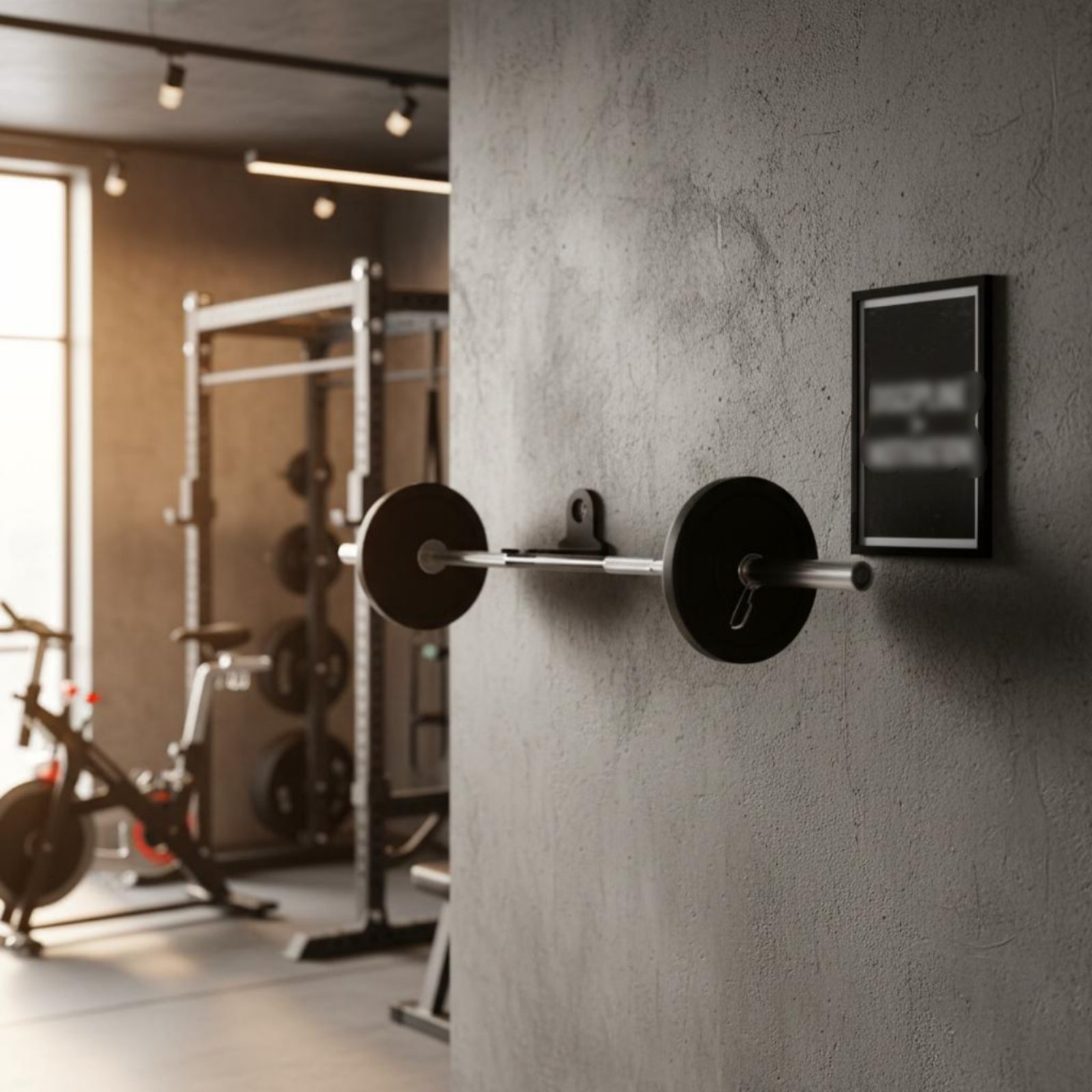Single Barbell Mount Wall Moun - đánh giá và giá Home Gym Wall Mounted