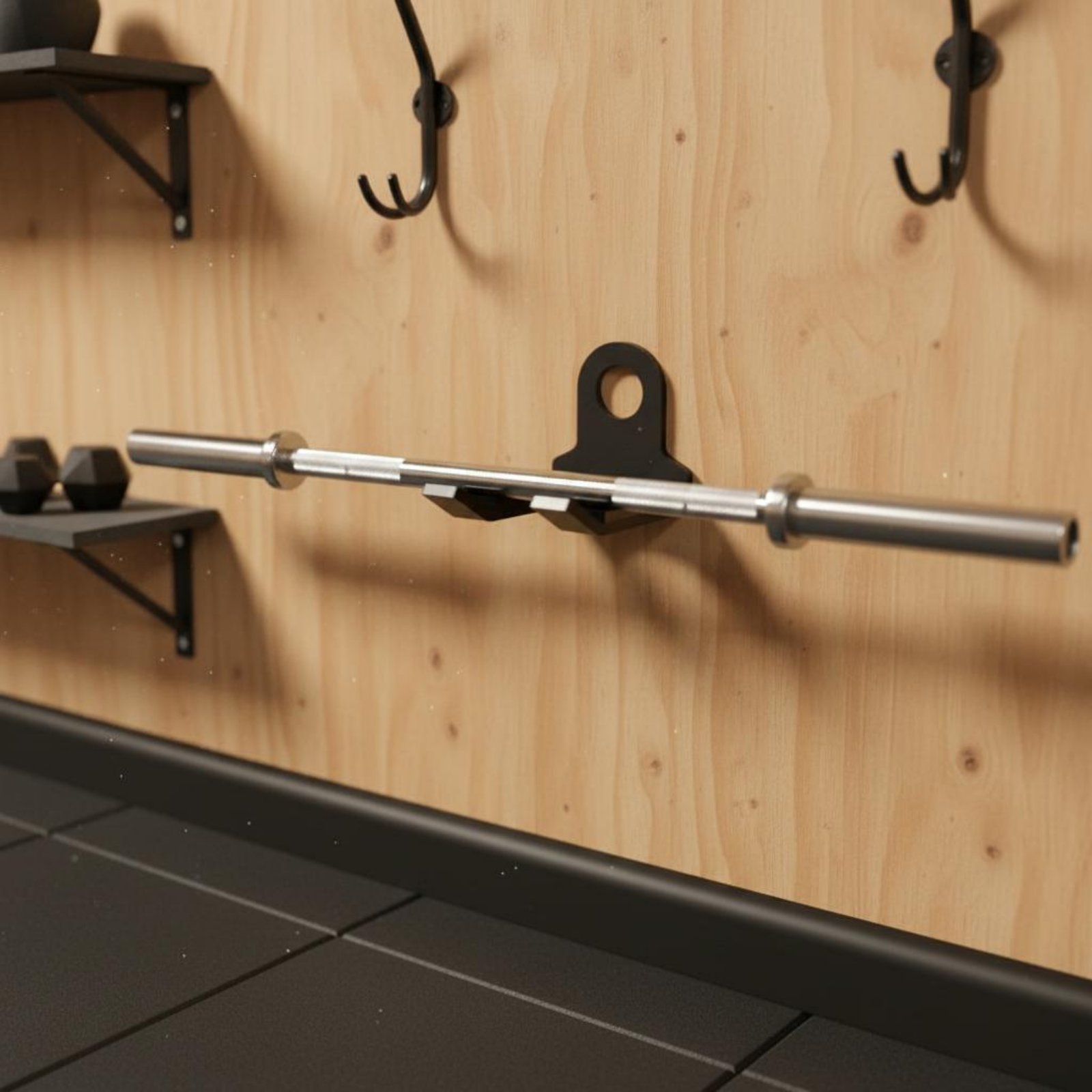 Single Barbell Mount Wall Moun - đánh giá và giá Home Gym Wall Mounted