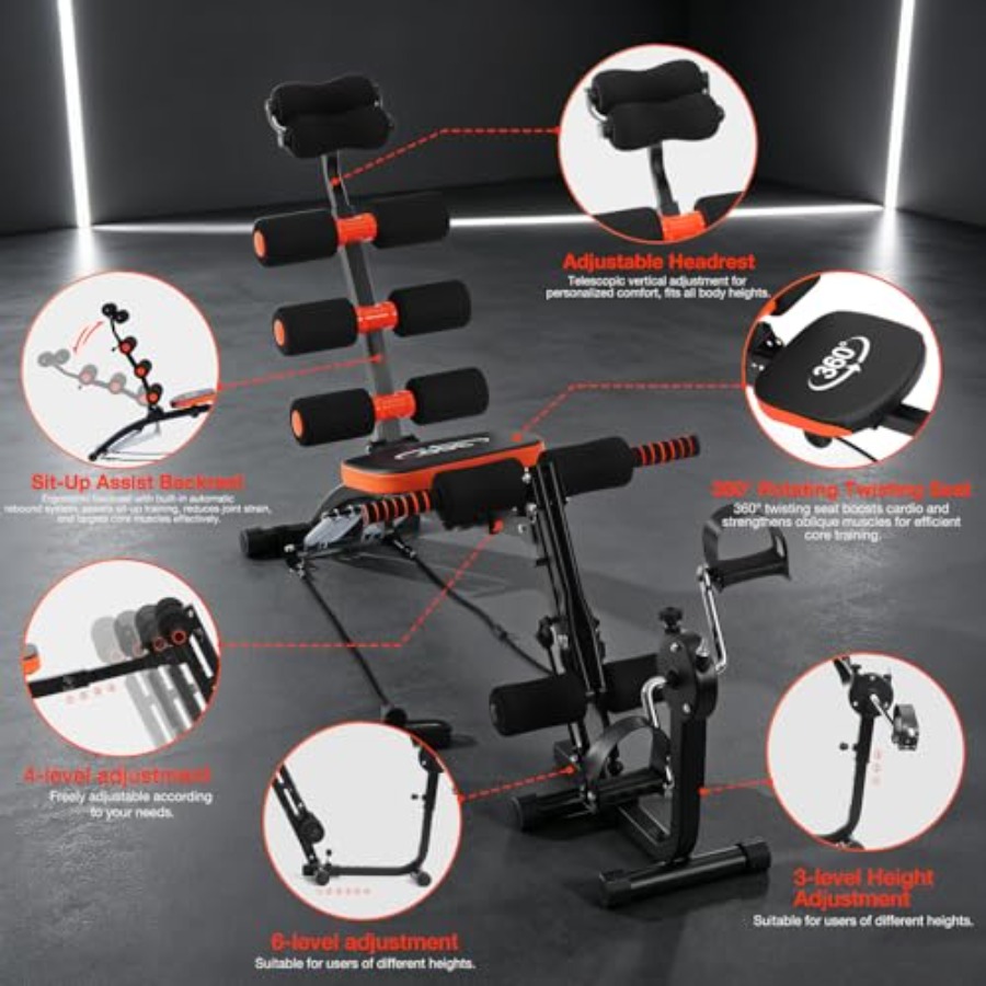 Abdominal Workout Bench Adjust - đánh giá và giá Home Gym Bench