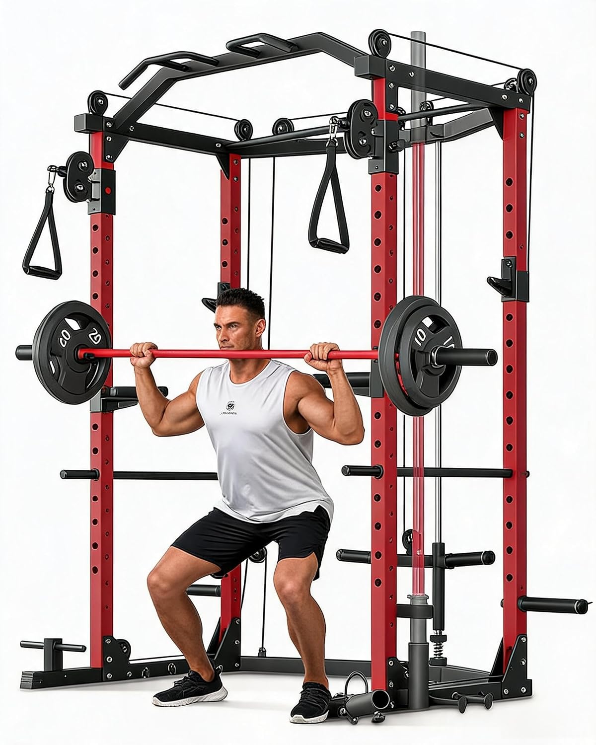 Power Cage, Multi-Functional P - đánh giá và giá Home Gym Rack With Cables