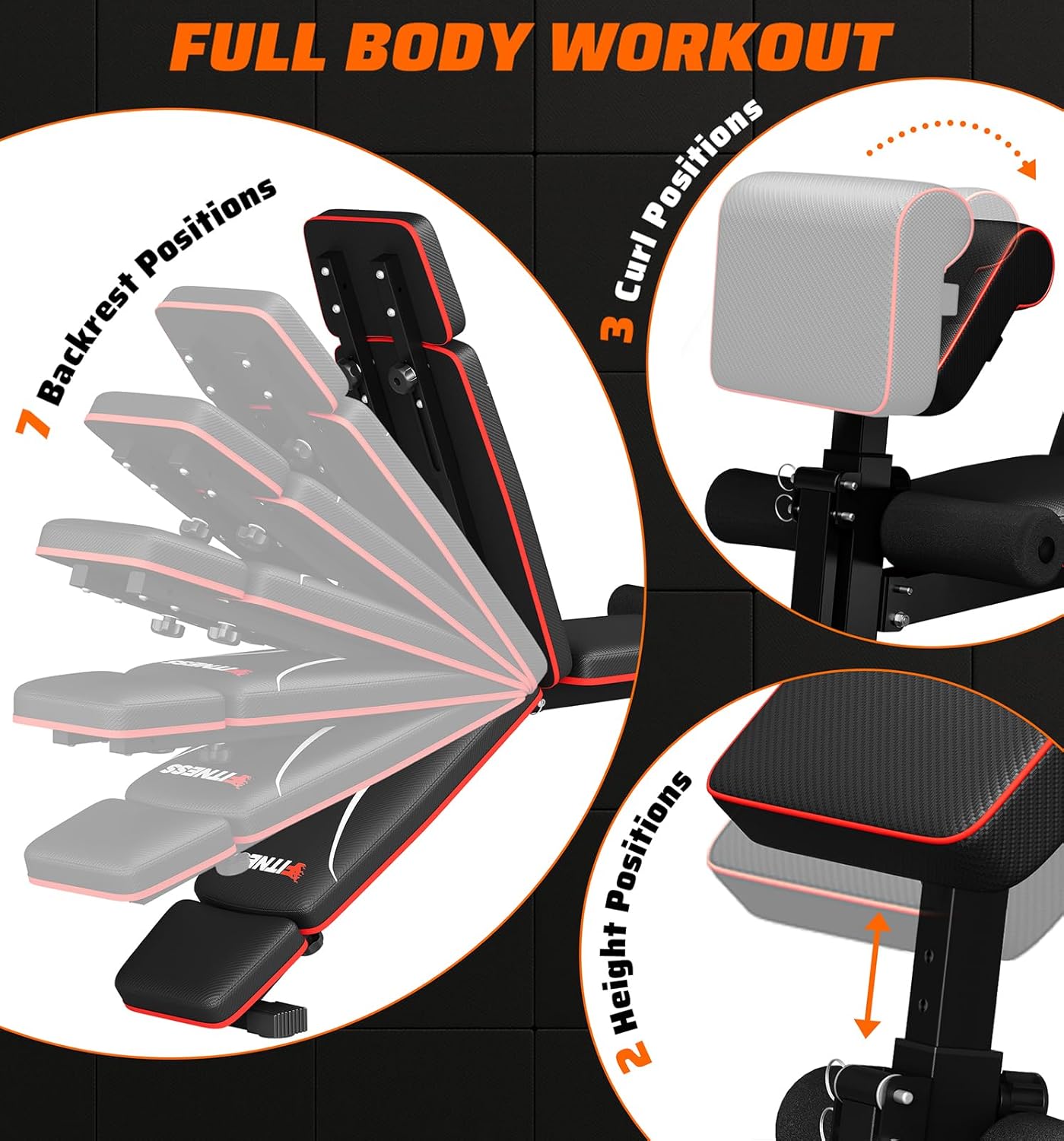 Home Gym Foldable Weight Bench - đánh giá và giá Home Gym Bench