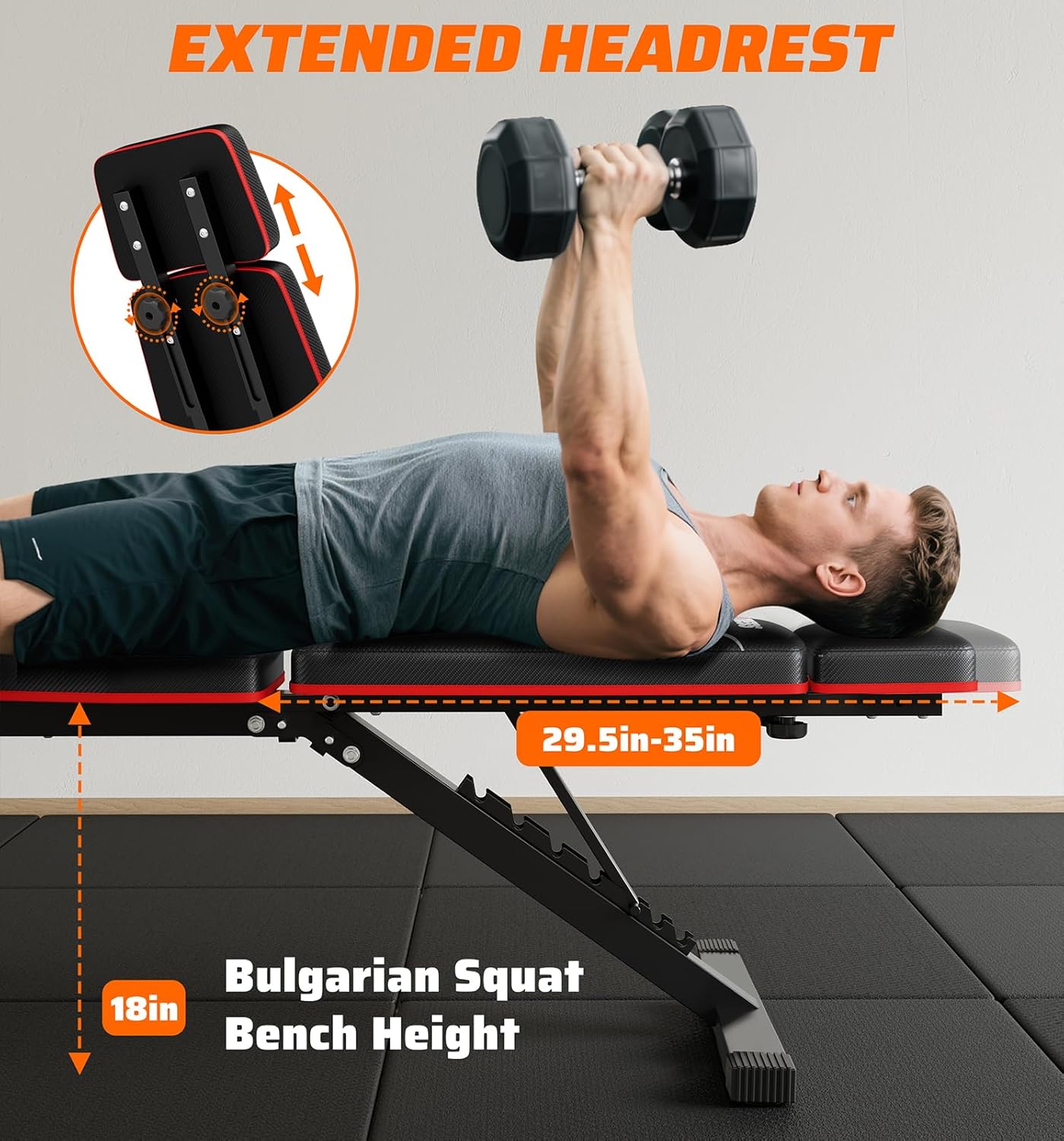 Home Gym Foldable Weight Bench - đánh giá và giá Home Gym Bench