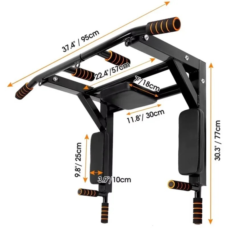 Wall-Mounted Pull-Up Bar for I - đánh giá và giá Home Gym Wall Mounted