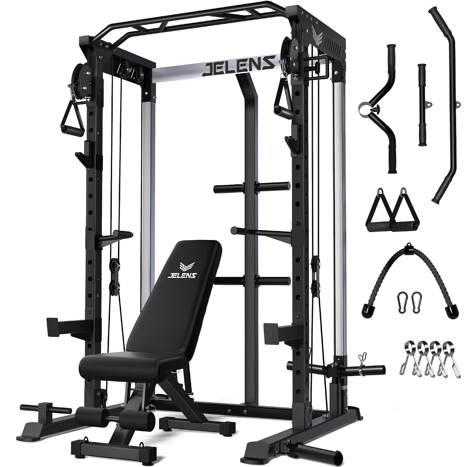 2000LBS Multi-Function Power C - đánh giá và giá Home Gym Rack With Cables