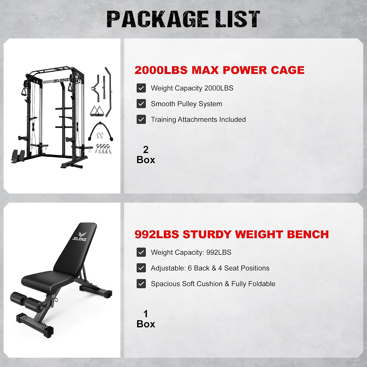 2000LBS Multi-Function Power C - đánh giá và giá Home Gym Rack With Cables